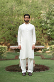 Cream Premium Thai Boski Shalwar Kameez