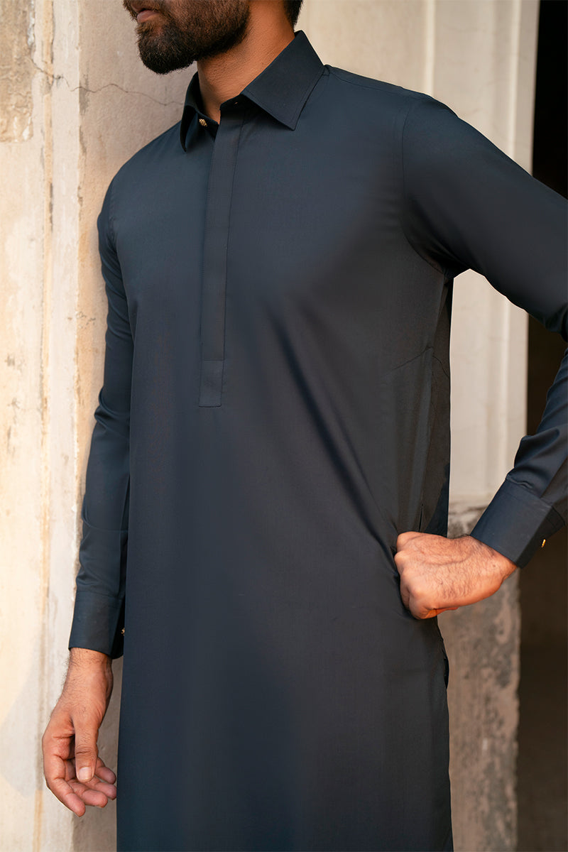 Teal Blue Blue Shalwar Kameez