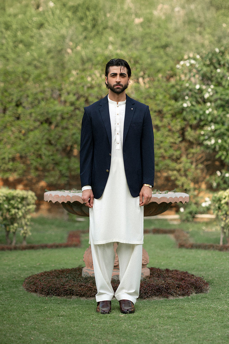 Cream Premium Thai Boski Shalwar Kameez