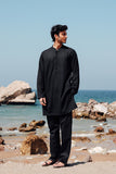 'Black' Embroidered Kurta Pajama