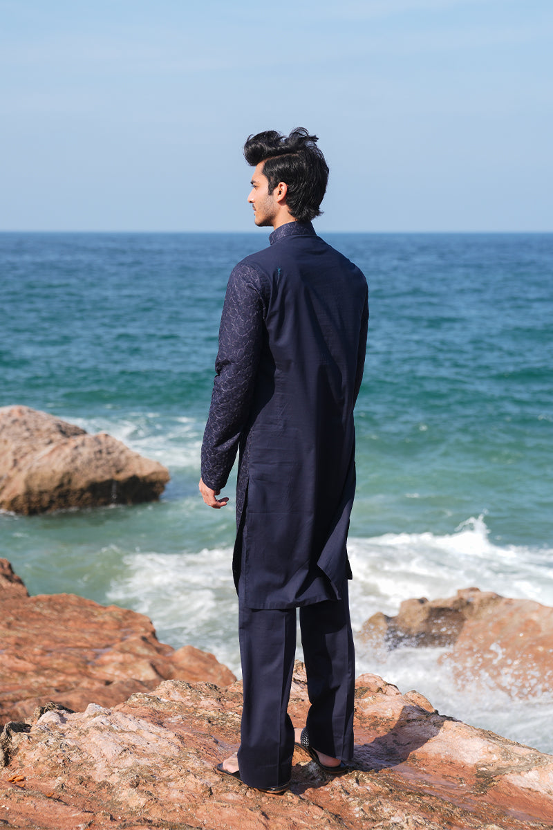 'Navy Blue' Kurta Pajama