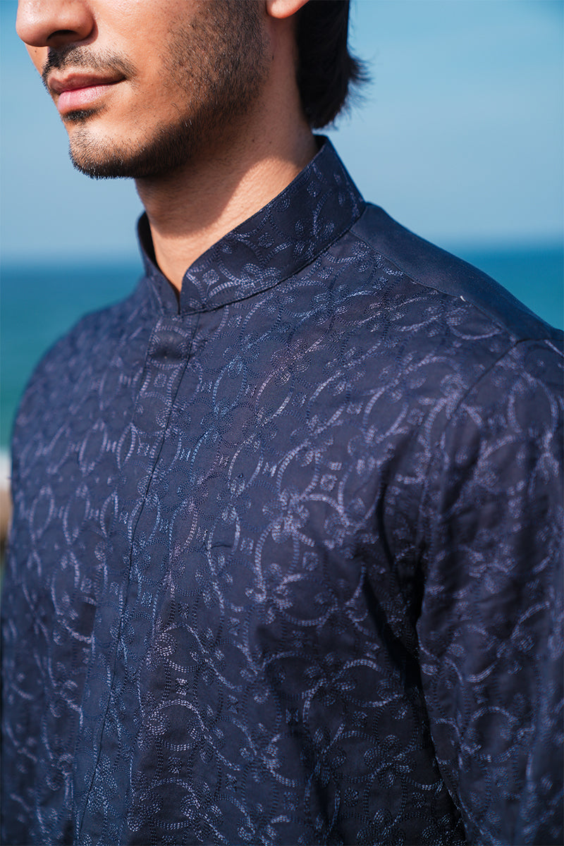 'Navy Blue' Kurta Pajama