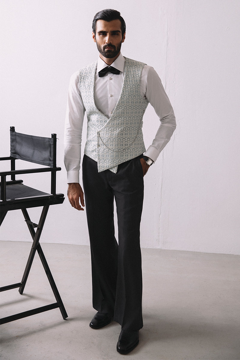 TEAL BLUE WAISTCOAT