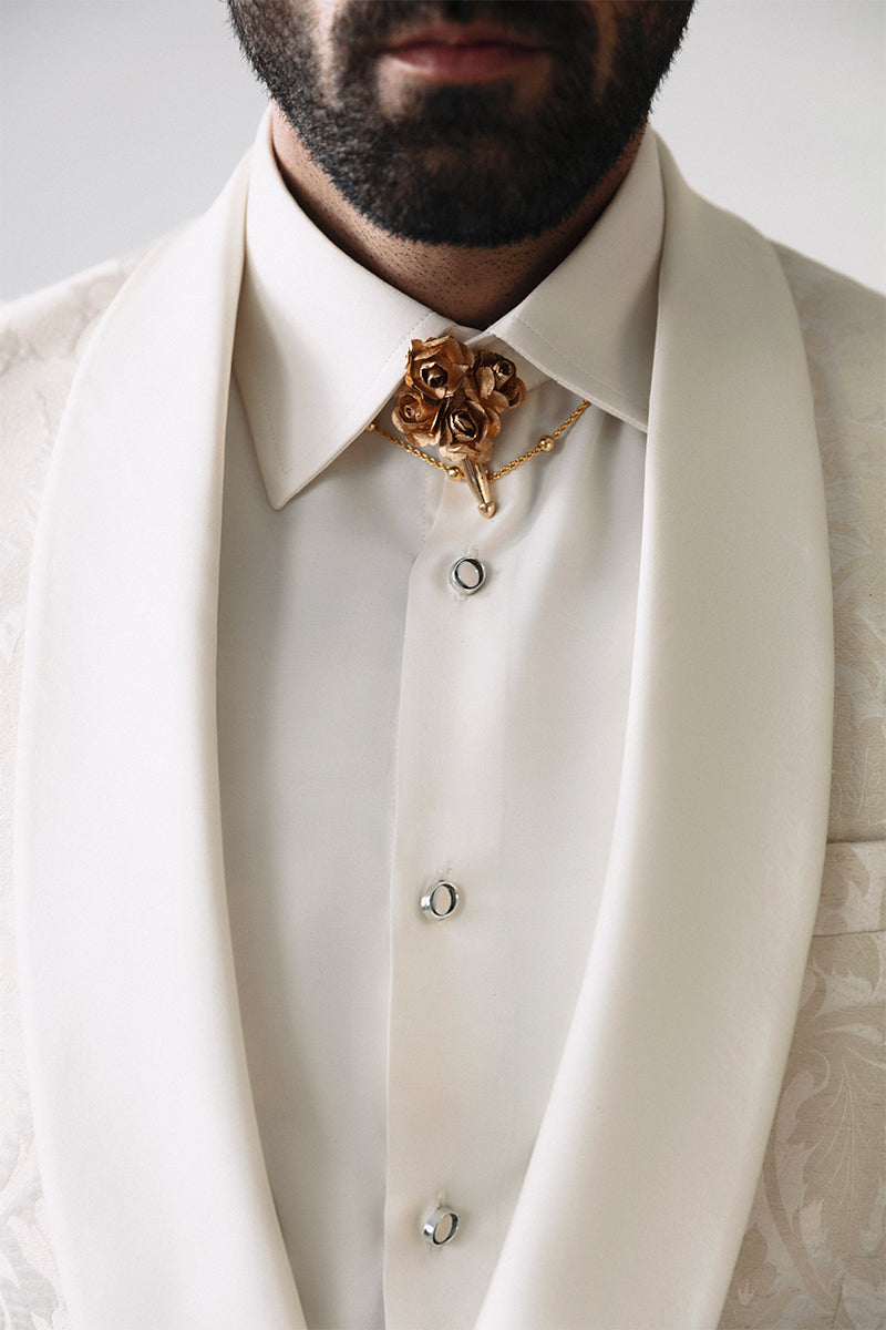 'CIRO' JACQUARD TUXEDO SUIT