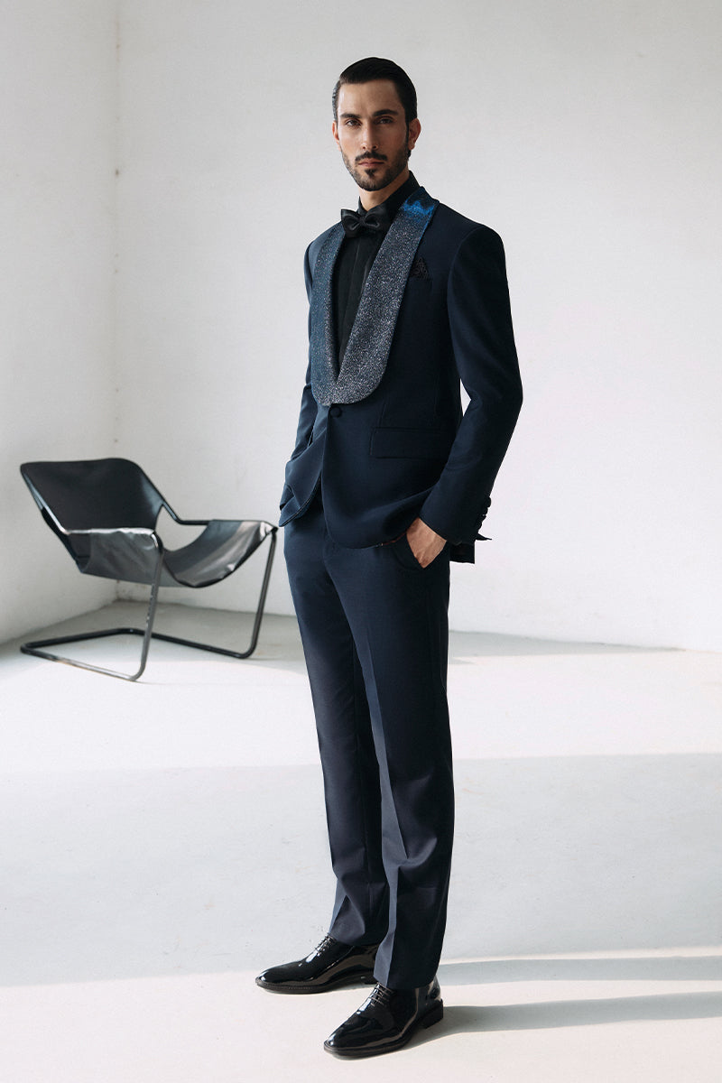 'BLU' TUXEDO SUIT