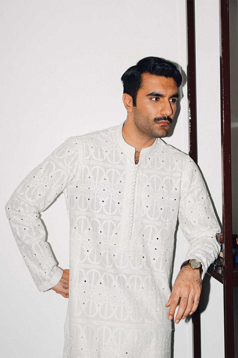 CHIKANKARI KURTA PAJAMA