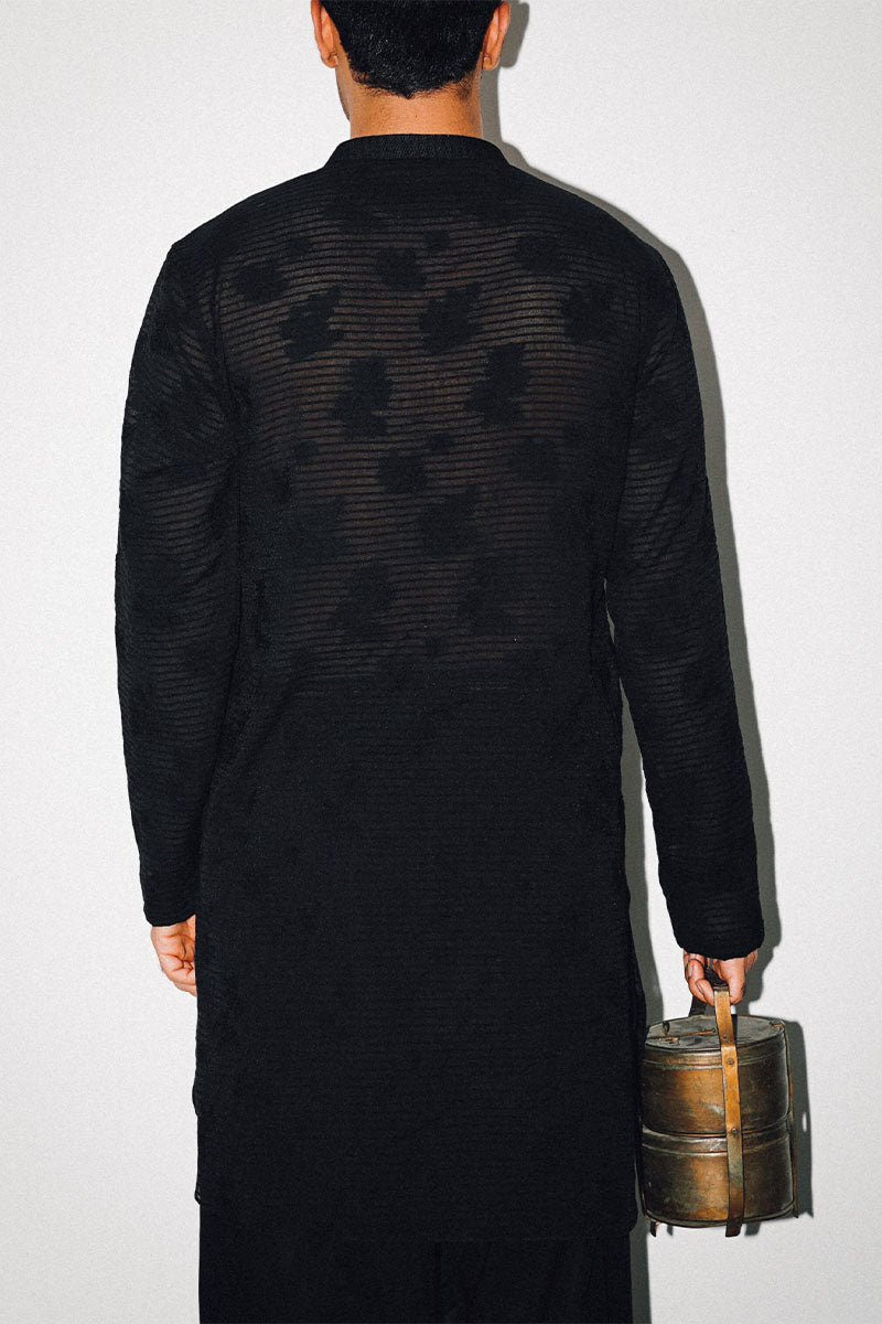 STRIPED BROSHA KURTA PAJAMA