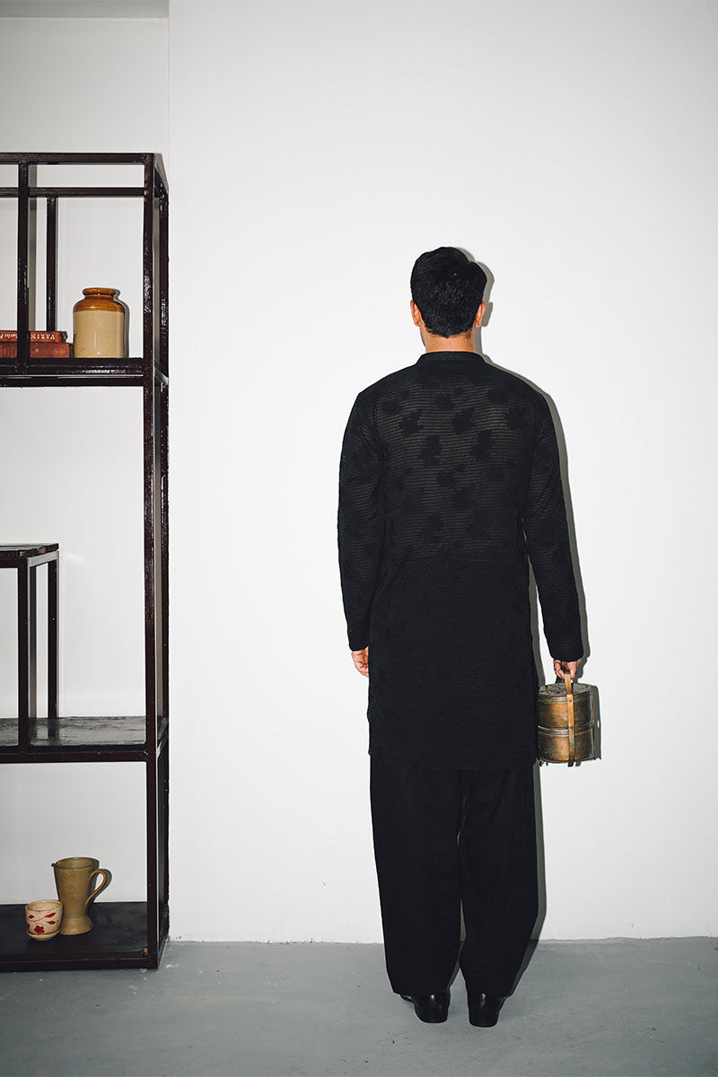 STRIPED BROSHA KURTA PAJAMA