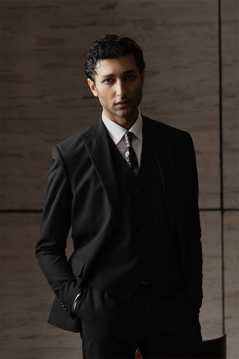 CHARCOAL BLACK SUIT