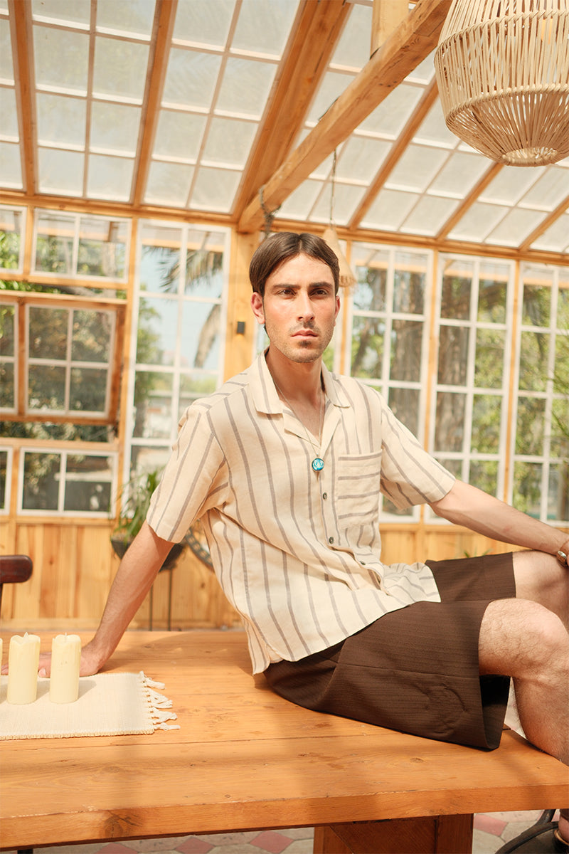 DARK BROWN SHORTS