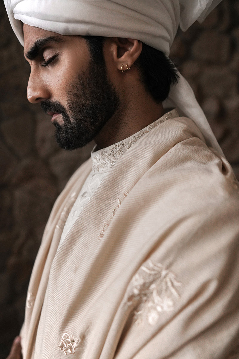 White Sherwani for men