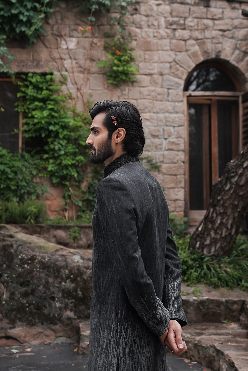 Black Sherwani