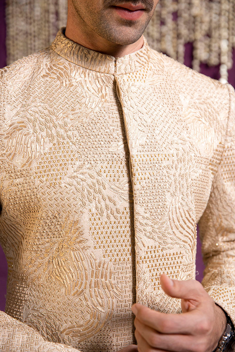 SAND GOLD SHERWANI