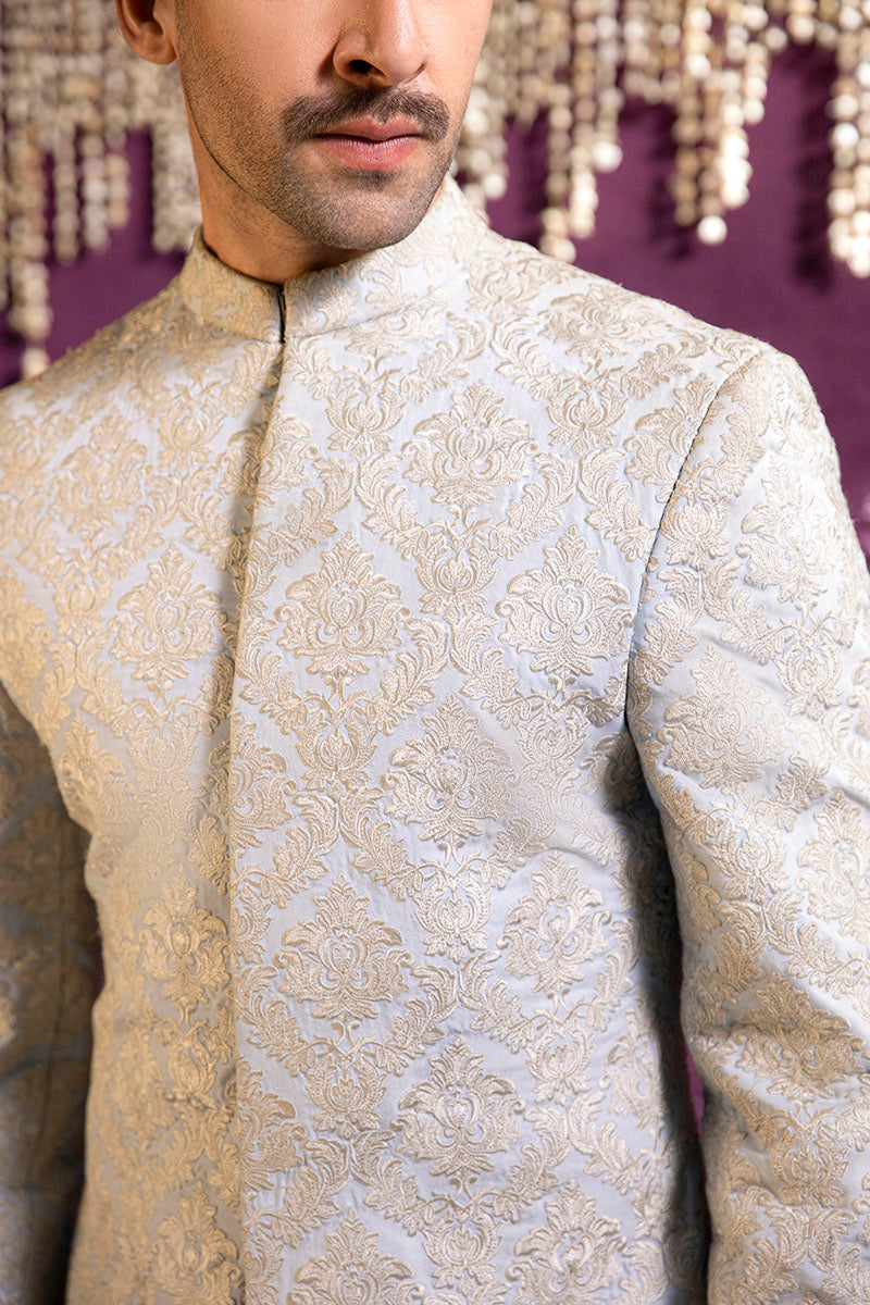 SKY BLUE SHERWANI