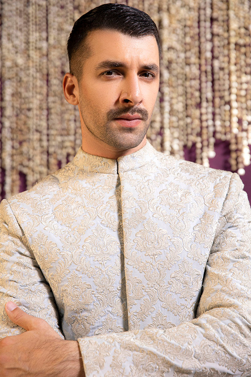 SKY BLUE SHERWANI