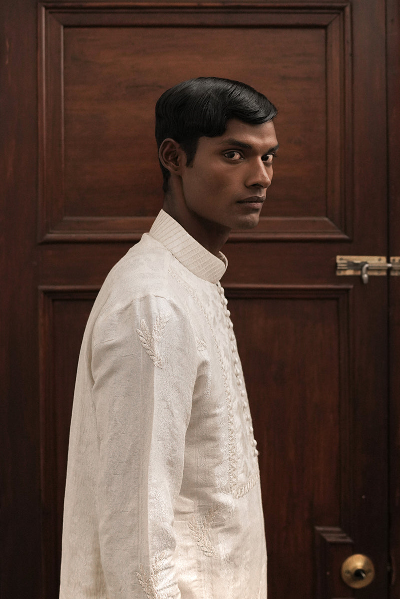 Pearl White Kurta Trouser
