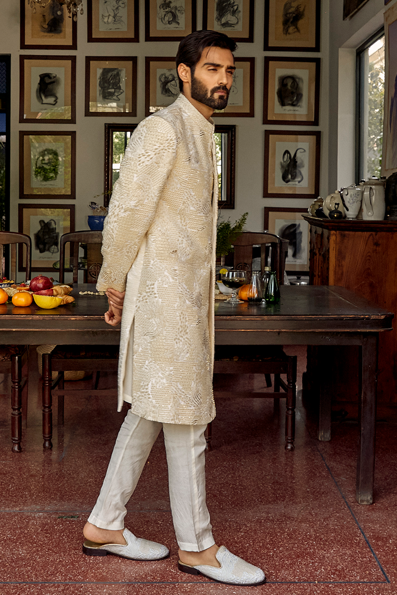 SAND GOLD SHERWANI