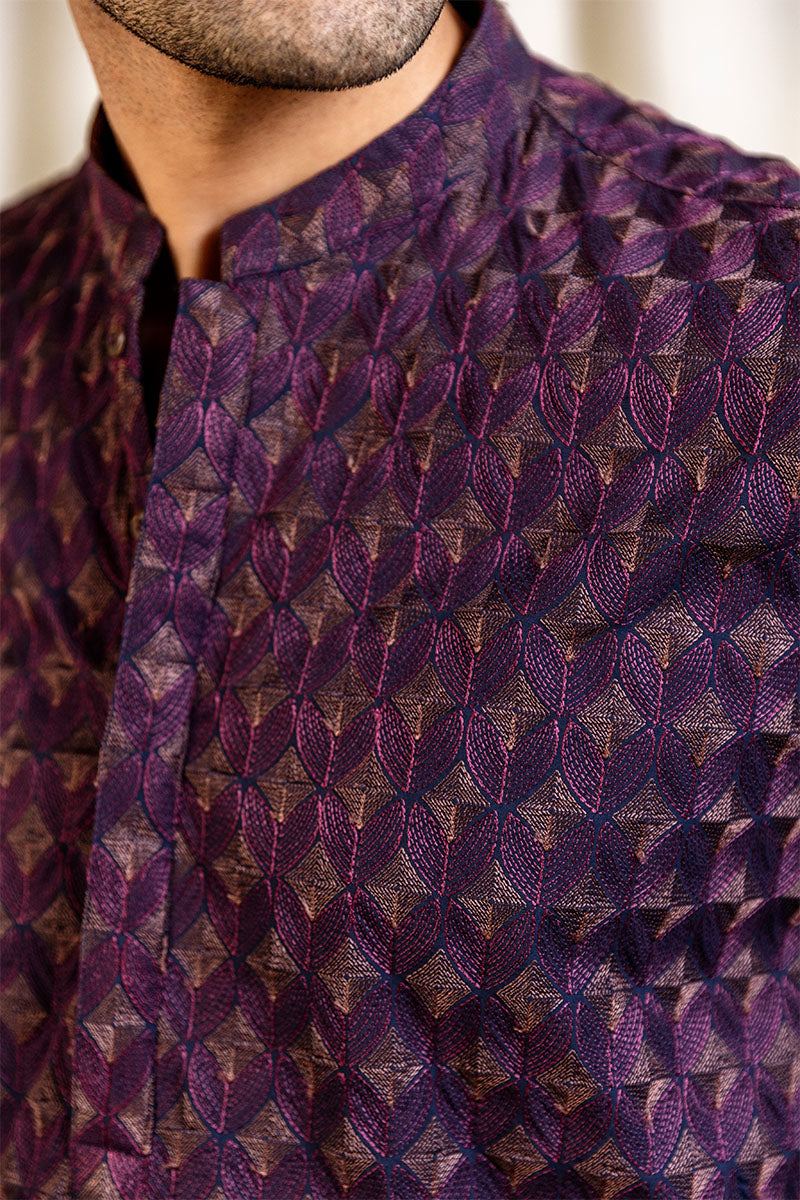 PURPLE KURTA PAJAMA