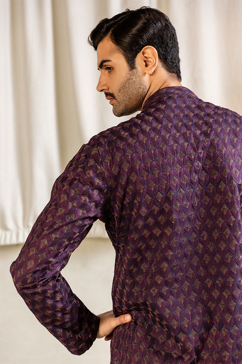 PURPLE KURTA PAJAMA