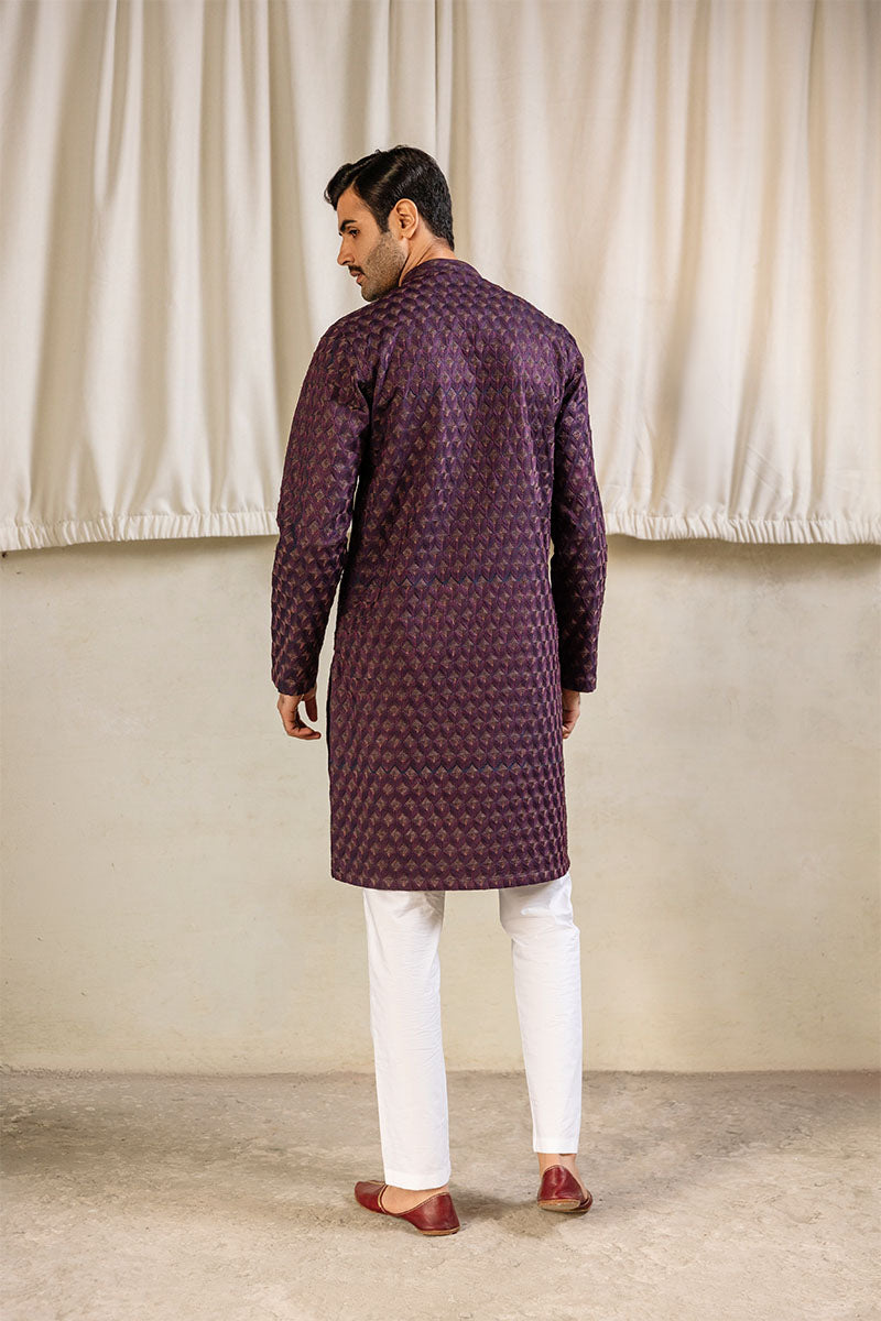 PURPLE KURTA PAJAMA