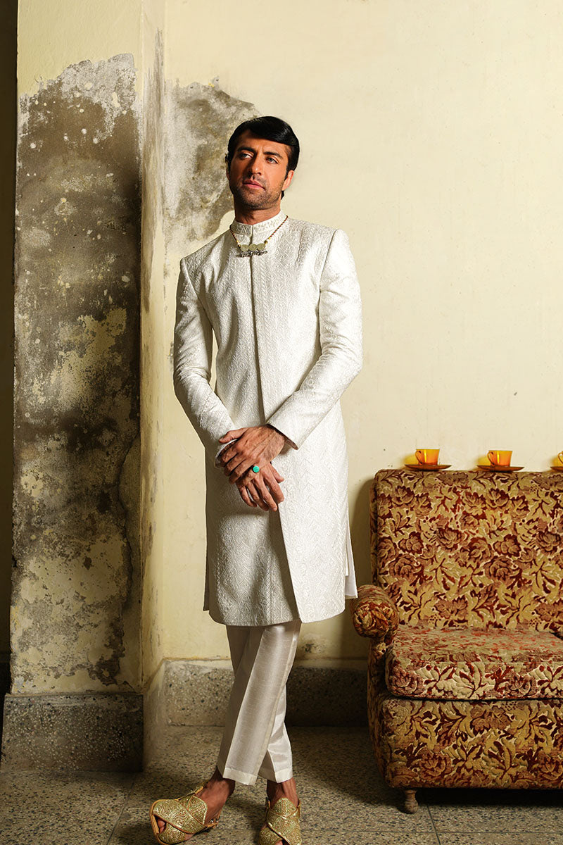 IVORY WHITE SHERWANI