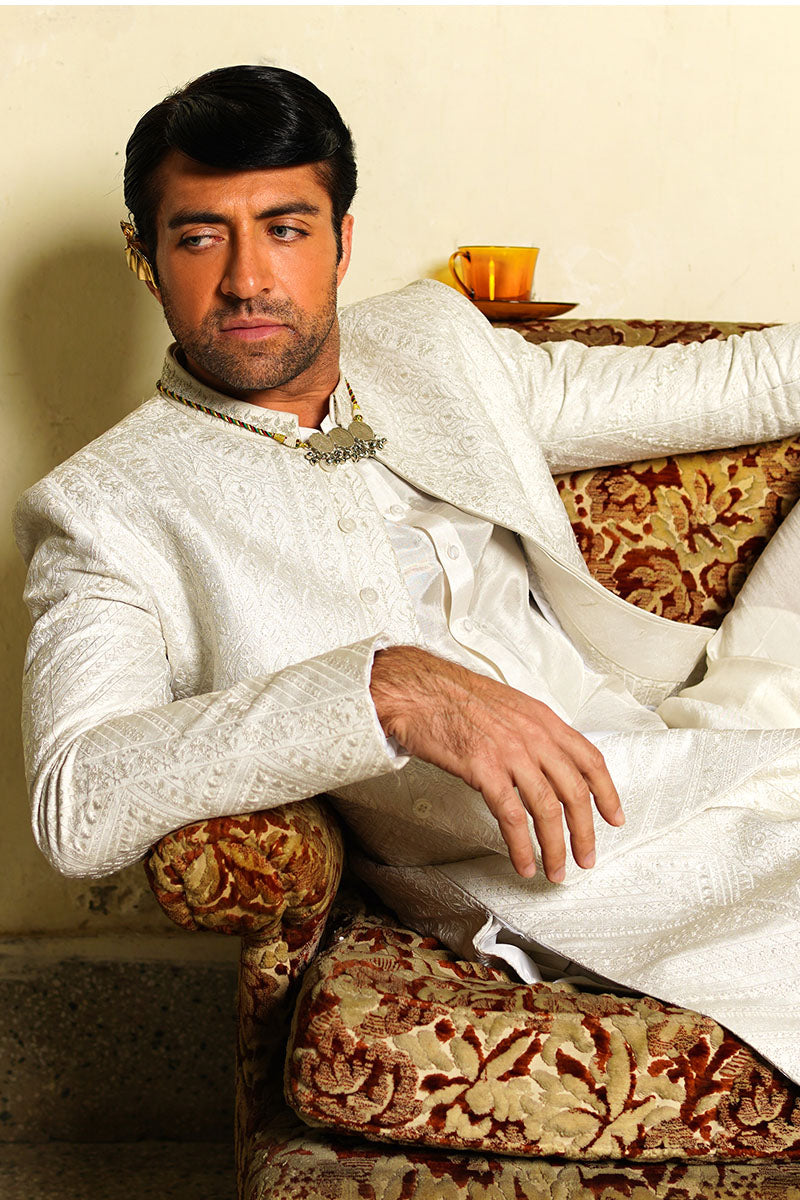 IVORY WHITE SHERWANI