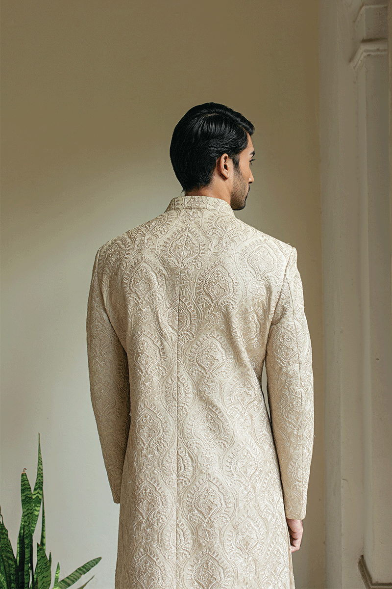 CHAMPAGNE GOLD SHERWANI