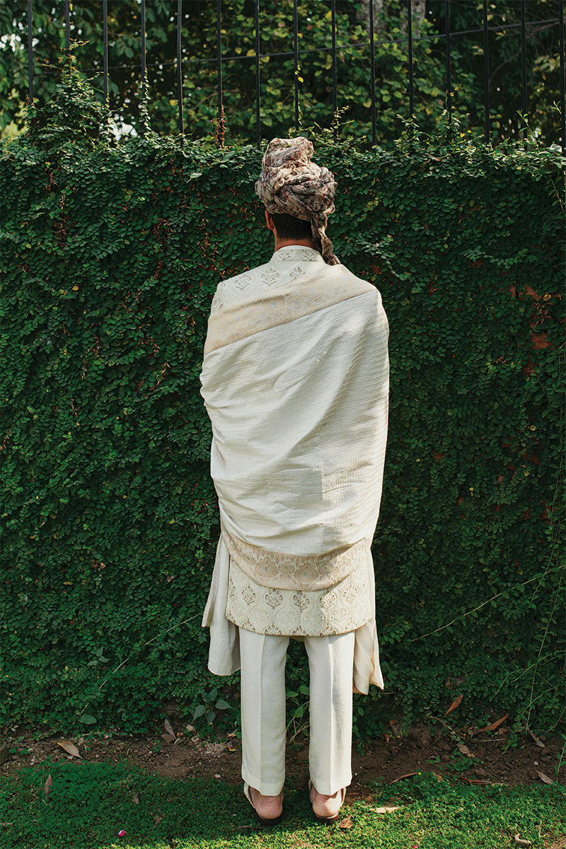 IVORY WHITE EMBROIDERED SHERWANI